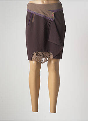 Fustă scurtă maro ENJOY femeie