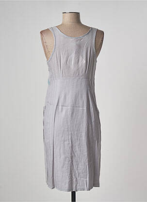 Rochie scurtă fără mâneci fără mâneci gri ENJOY femeie