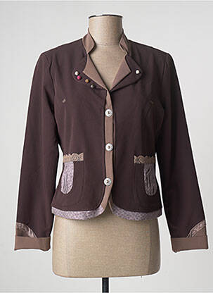 Jachete casual finisaj interior dublat violet ENJOY femeie