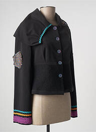 Jachete casual guler rotund negru ENJOY femme