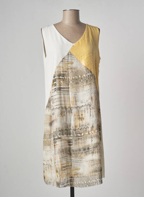 Rochie midi bej ZENIA femeie