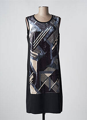Rochie midi fără mâneci fără mâneci negru FRED SABATIER femeie