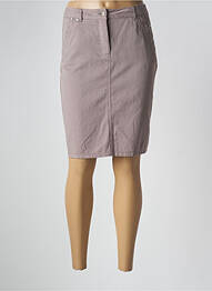 Fustă midi talie cu cleme maro BRANDTEX femme