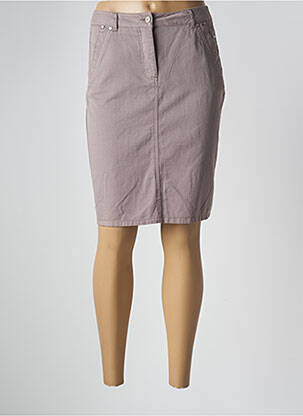 Fustă midi maro BRANDTEX femeie