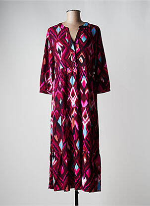 Rochie lungă mâneci lungi mâneci lungi violet STREET ONE femeie