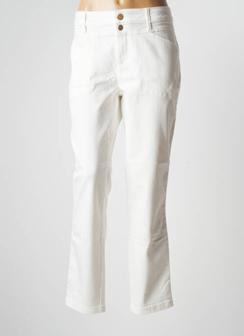 Blugi cu croială slim alb STREET ONE femeie