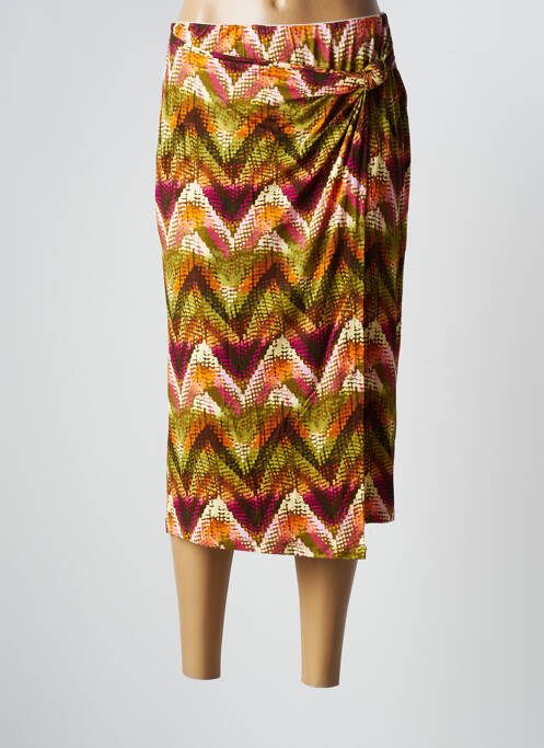 Fustă midi verde GEISHA femeie