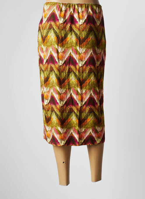 Fustă midi verde GEISHA femeie