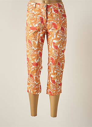 Pantalon trei sferturi portocaliu BRANDTEX femeie