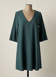 Rochie scurtă mâneci 3/4 mâneci 3/4 verde PAKO LITTO femme