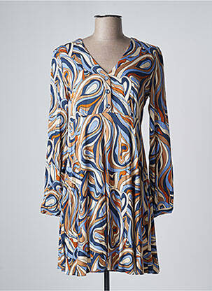 Rochie midi albastru LOLA ESPELETA femeie