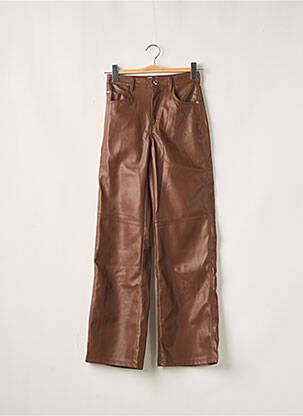 Pantalon drept maro BERSHKA femeie