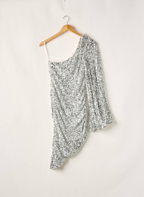 Rochie midi gri MISSPAP femeie