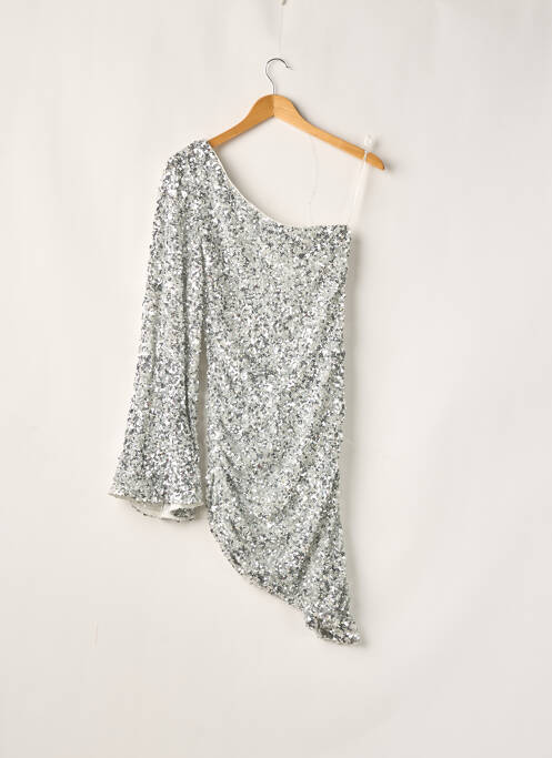 Rochie midi gri MISSPAP femeie