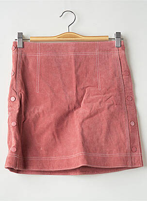 Fustă scurtă roz MANGO femeie