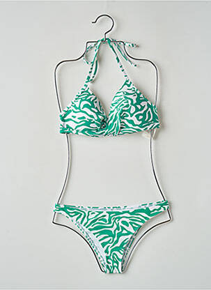 Costum de baie din două piese elasticitate top sutien modelat verde BARTS femeie