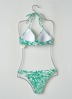 Costum de baie din două piese elasticitate top sutien modelat verde BARTS femeie