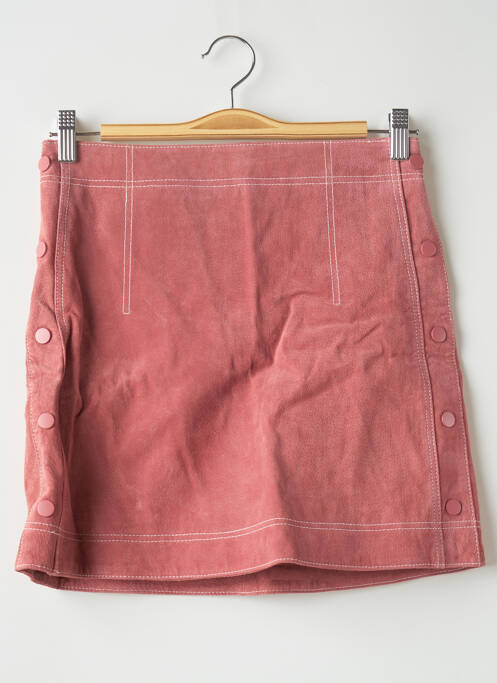 Fustă scurtă roz MANGO femeie