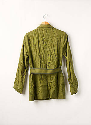 Sacou buzunare verde L'ACADEMIE femeie