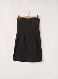 Rochie scurtă fără mâneci fără mâneci negru JENNYFER femeie