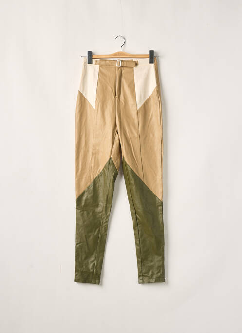 Pantalon slim bej PRETTY LITTLE THING femeie