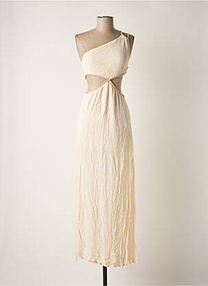 Rochie lungă bej BAHAAR femeie