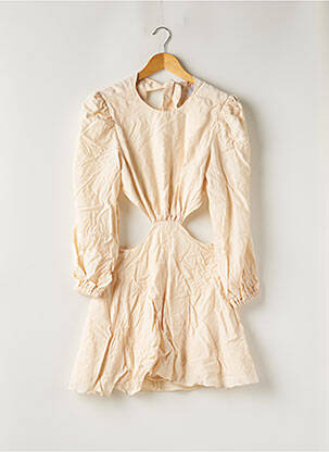 Rochie scurtă bej VICTOIRE SANGUINETTI femeie