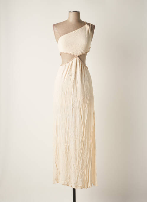 Rochie lungă bej BAHAAR femeie