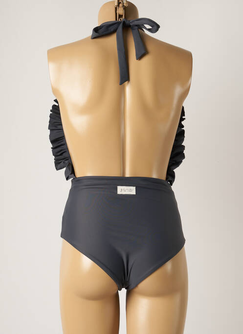 Costum de baie dintr-o singură piesă gri GINA femeie