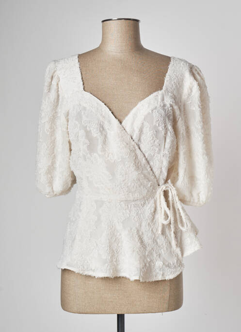 Top alb MANGO femeie