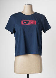 Tricou albastru CEMI femme