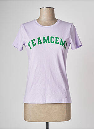 Tricou violet CEMI femeie