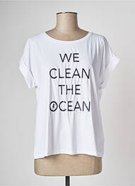 Tricou alb SAVE THE DUCK femme