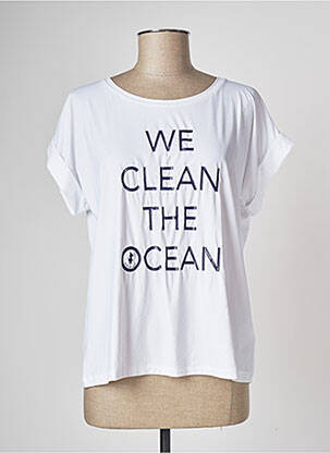 Tricou alb SAVE THE DUCK femeie