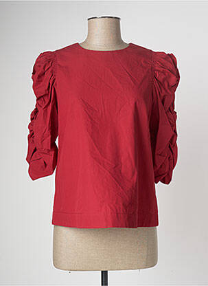 Bluză roșu MANGO femeie