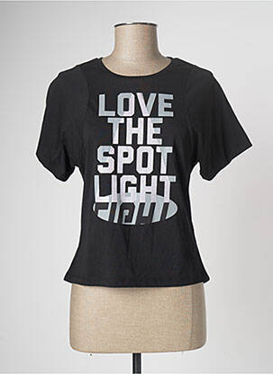 Tricou negru SUPASTAR femeie