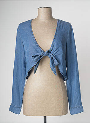 Top scurt albastru TALLY WEIJL femeie