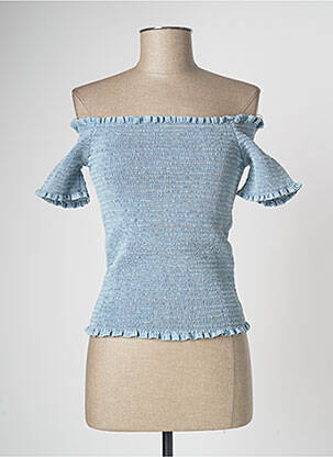 Top albastru ONLY femeie