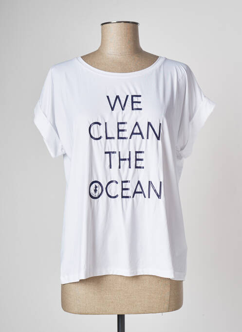 Tricou alb SAVE THE DUCK femeie