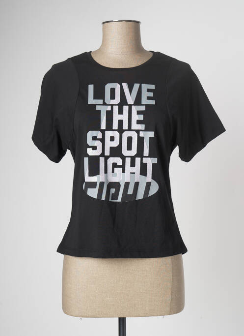 Tricou negru SUPASTAR femeie