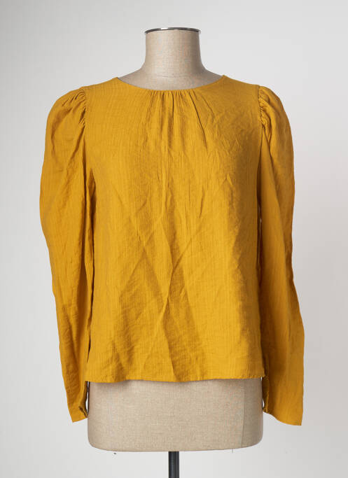 Bluză galben MANGO femeie