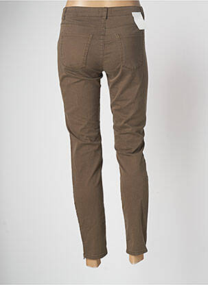 Pantalon slim maro ESPRIT femeie