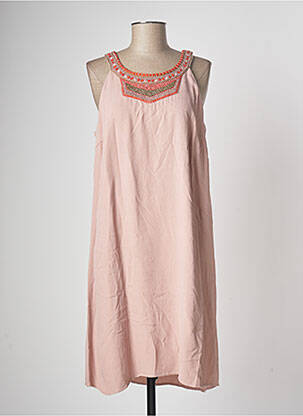 Rochie midi roz VILA femeie