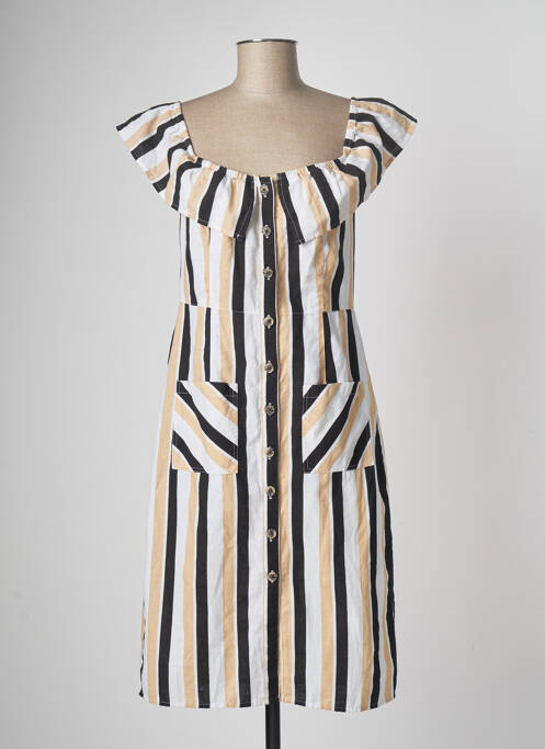 Rochie midi bej TALLY WEIJL femeie