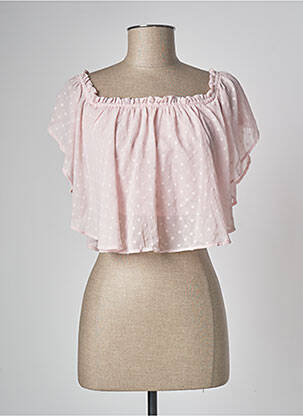 Top scurt roz TALLY WEIJL femeie