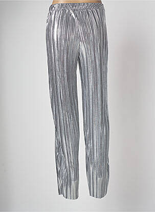 Pantalon larg argintiu LITTLE FORTUNE femme