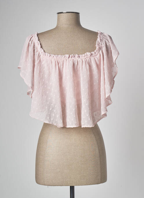 Top scurt roz TALLY WEIJL femeie