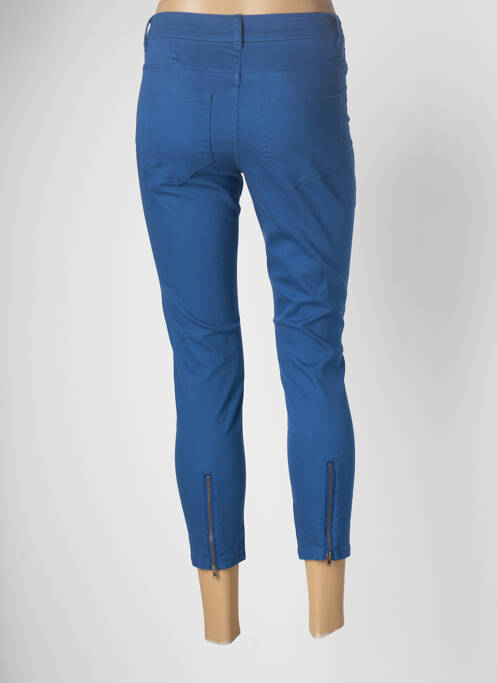 Pantalon slim albastru PIECES femeie