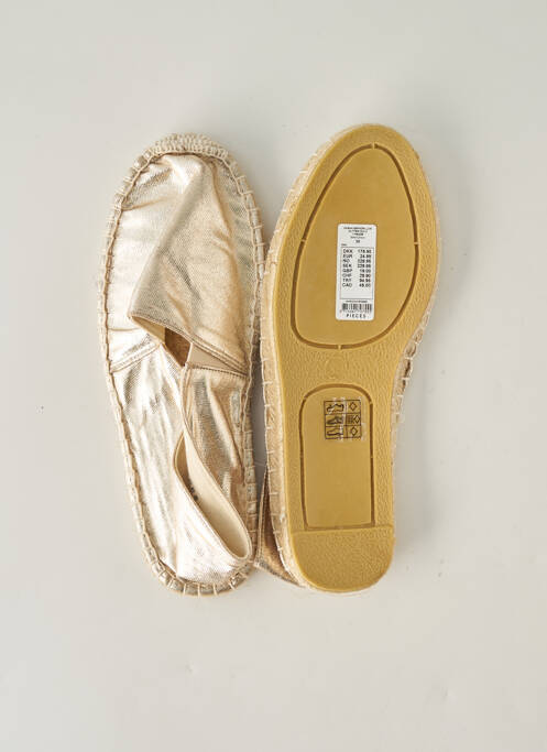 Espadrile auriu PIECES femeie