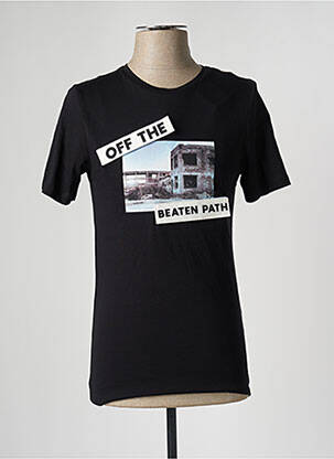 Tricou negru JACK & JONES bărbat